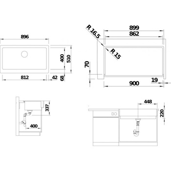 Image 1 of BLANCO VINTERA XL 9-UF (526105)