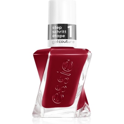 essie Gel by essie lak na nechty s gélovým efektom odtieň 509 paint the gown red 13.5 ml