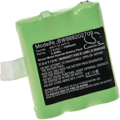 VHBW Батерия за Midland T71 / T75 / T77, 1500 mAh (888202709)