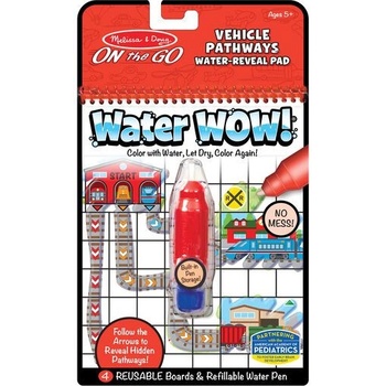 Image 1 of Melissa & Doug - Комплект за рисуване с вода - Пътища за пре (40177)