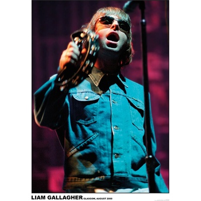 Plagát, Obraz - Liam Gallagher - Oasis Glasgow 2000, 59.4 × 84.1 cm