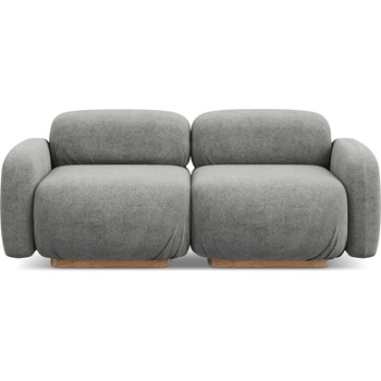 makamii Сив модулен диван от букле 190 cm Ailani - Makamii (AILANI_3S_7_W1_C18)