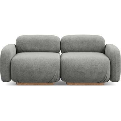 makamii Сив модулен диван от букле 190 cm Ailani - Makamii (AILANI_3S_7_W1_C18)