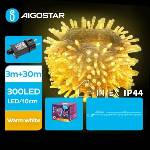 Aigostar - LED външен коледен гирлянд 300xLED/8 функции 33m IP44 топло бяло (AI0485)