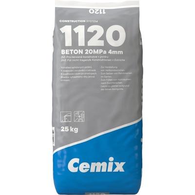 Cemix 1120 Beton C16/20 25 kg – Zboží Mobilmania