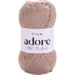 YARNART Adore 368 Grey Purple Плетива прежда (Adore 368)