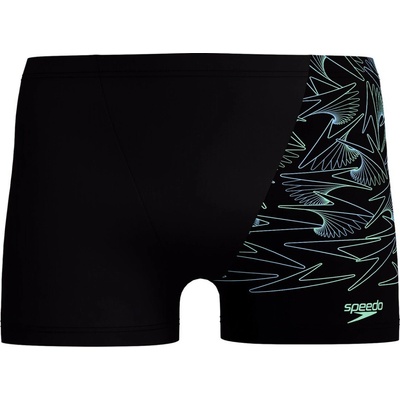 Speedo pánske plavky HBoom Vcut ASHT čierne/zelené