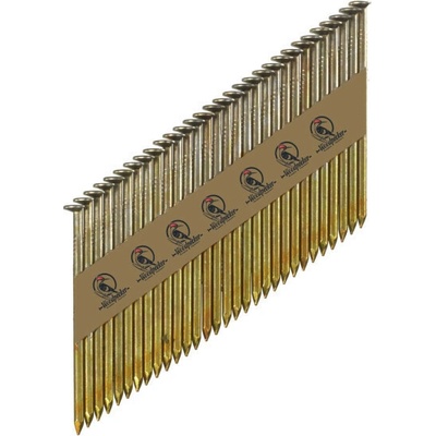 WOODPECKER Ploché klince 3,1 x 75 mm 34° D hlava so závitom lesklé (2000 ks)