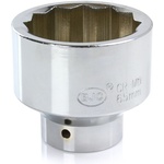 BJC Ударен шестостенен ключ 1" 12 ръб 65 мм HQ, CrMo 40407 (M58556)