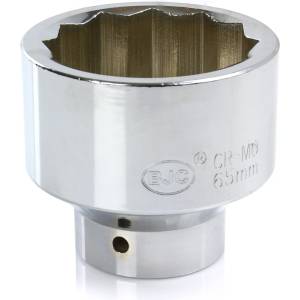 BJC Ударен шестостенен ключ 1" 12 ръб 65 мм HQ, CrMo 40407 (M58556)