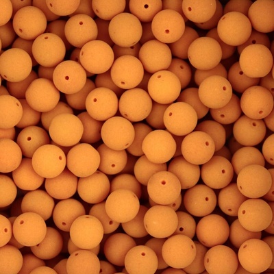 Pro Háčkování Korálek neon skleněný 8 mm 20 ks světle skořicový