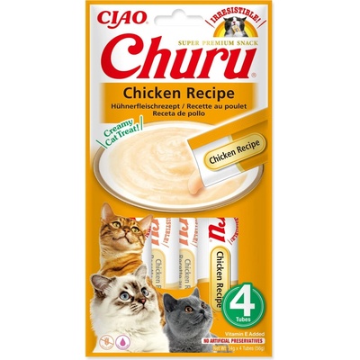 Churu Cat Hairball Chicken Recipe 4 x 14 g