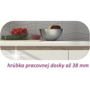 Долен шкаф ъглов Line бял супер гланц HG