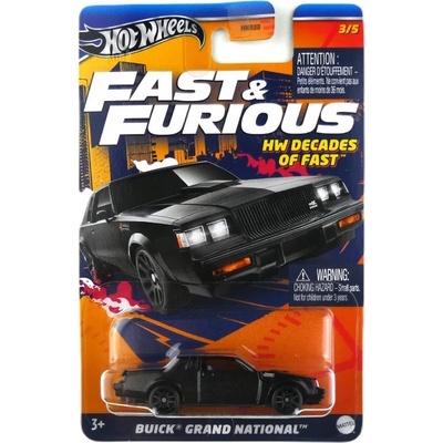 Mattel Hot Wheels Fast and Furious Decades Of Fast Buick Grand National