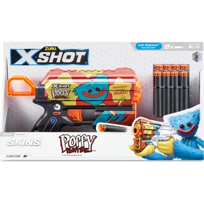 Pistole X-Shot Skins, Flux Poppy Playtime hnědá