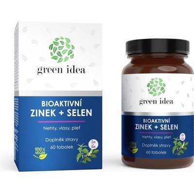 Topvet Green idea Bioaktívny Zinok + Selén 60 kapsúl