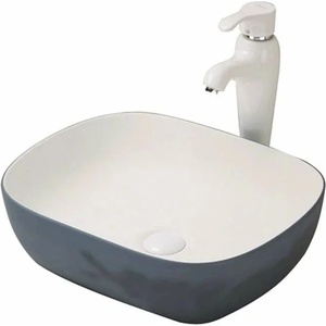 Fluminia Мивка за плот Fluminia Indus правоъгълна 48.5x39.5 см (ARTC80419-CCGRW-M)