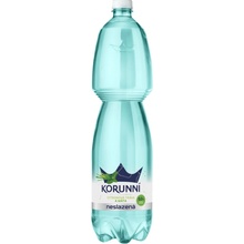 Korunní Minerální voda neslazená máta jemně perlivá 6 x 1,5 l