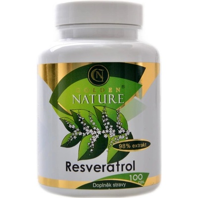 Godlen Nature Resveratrol 98% extrakt 100 kapsúl