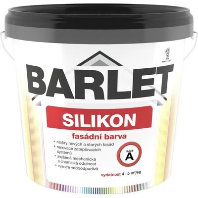Barlet silikón, biela silikónová farba 10 kg