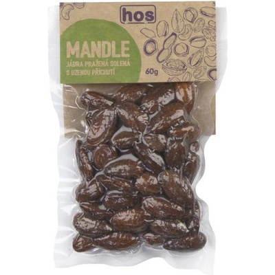 HOS Mandle jádra pražená solená s uzenou příchutí 60 g