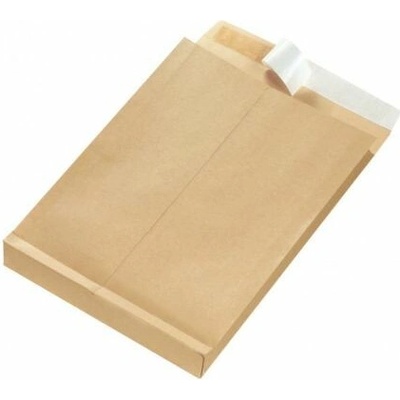 Taška B4 Herlitz s X dnom a odtrhávacou páskou 250 x 353 mm 130g hnedá 25ks