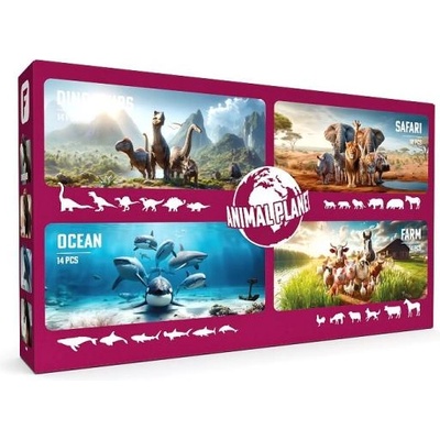 Faunica Фигурки на планетата на животните - комплект от 4 свята