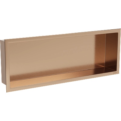 Mexen X-Wall-R нишева полица с фланец 60 x 20 см, четкана мед - 19C0602010 (19C0602010)
