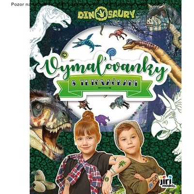 Omaľovánka s tetovaním Dinosaury 70