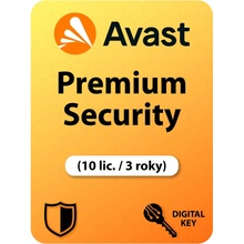 AVAST PREMIUM SECURITY 10 lic. 3 ROKY (APSMEN36EXXA010)