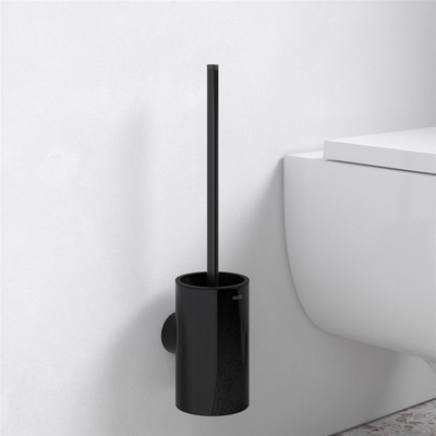 Keuco Reva WC kefa nástenná s držiakom matná čierna 12864379000