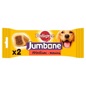 PEDIGREE PEDIGREE® Jumbone 180g - лакомство за възрастни кучета, с вкус на говеждо и пилешко месо