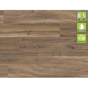 KAINDL ЛАМИНИРАН ПАРКЕТ FLOORganic ECO К2408 8.5мм 33/АС5/ФУГA ПРОТЕКТ/С ПОДЛОЖКА ОРЕХ ЧЕЛЕРИНА БРИЗ (K2408) - gstroy