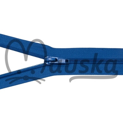Zip spirálový bundový 5mm dělitelný délka 45 cm - KRÁLOVSKÁ MODRÁ