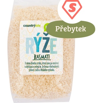 Country Life Rýže basmati Bio 1 kg