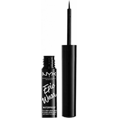 NYX Professional Makeup Epic Wear Liquid Liner tekuté linky na oči s matným finišom 01 Black 3,5 ml