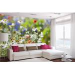 DIMEX ART Самозалепваща се флизелинова фототапета цъфтящи диви цветя 375 x 250 см