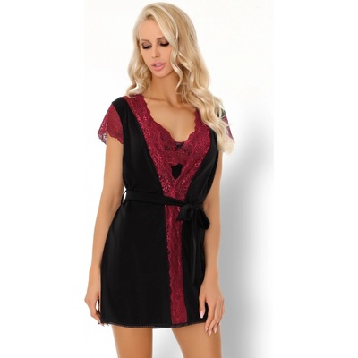 LivCo Corsetti Fashion dámský župan Kumiko Černá