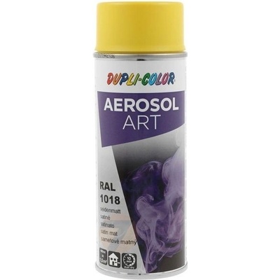 Dupli Color ART RAL 1018 žltá polomatná farba v spreji 400 ml