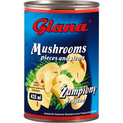 Giana žampiony krájené 400 ml – Zboží Dáma
