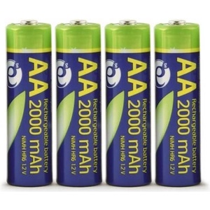 Gembird Батерия Gembird 2000mAh AA Ni-MH (4 бр. в опаковка) (EG-BA-AA20R4-01) (EG-BA-AA20R4-01)