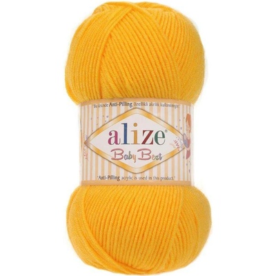 Alize příze Baby Best 216 slunečnicově žlutá