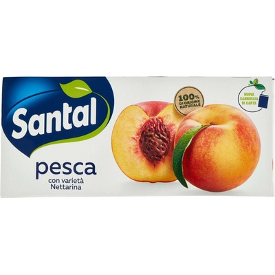 Santal broskyňový džús 3 x 200 ml