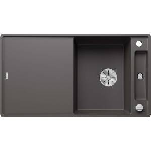 BLANCO Axia III 5 - Мивка от Silgranit, 91x50 см, с аксесоари, InFino, сива скала 523232 (523232) Мивка за вграждане