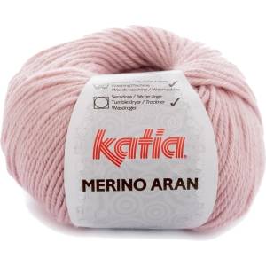 Katia Merino Aran 53 Medium Rose Плетива прежда (MA 53)