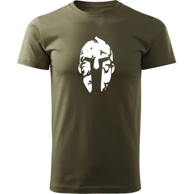 DRAGOWA Тениска с къс ръкав Spartan, маслиненозелена, 160 г/м2 (7731)