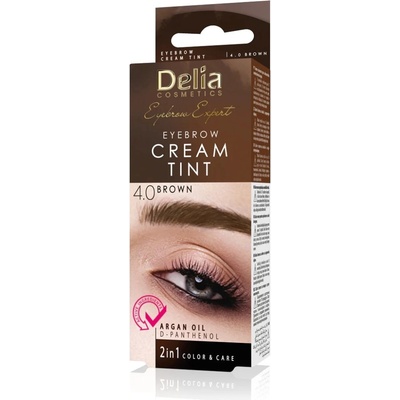 Delia Color Cream barva na obočí hnědá 30 ml – Zboží Dáma