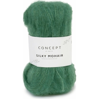 SILKY MOHAIR Katia Farby SILKY MOHAIR: 123 zelená