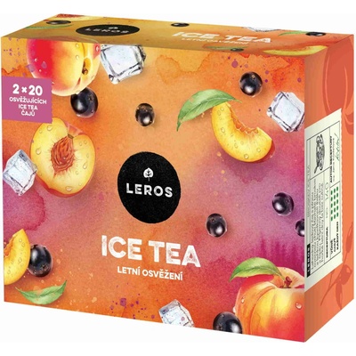 LEROS Ice tea broskyňa ovocný čaj 20 x 2,2 g