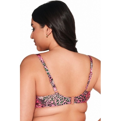 Ava Lingerie Vyztužený horní díl plavek SK-216 růžová